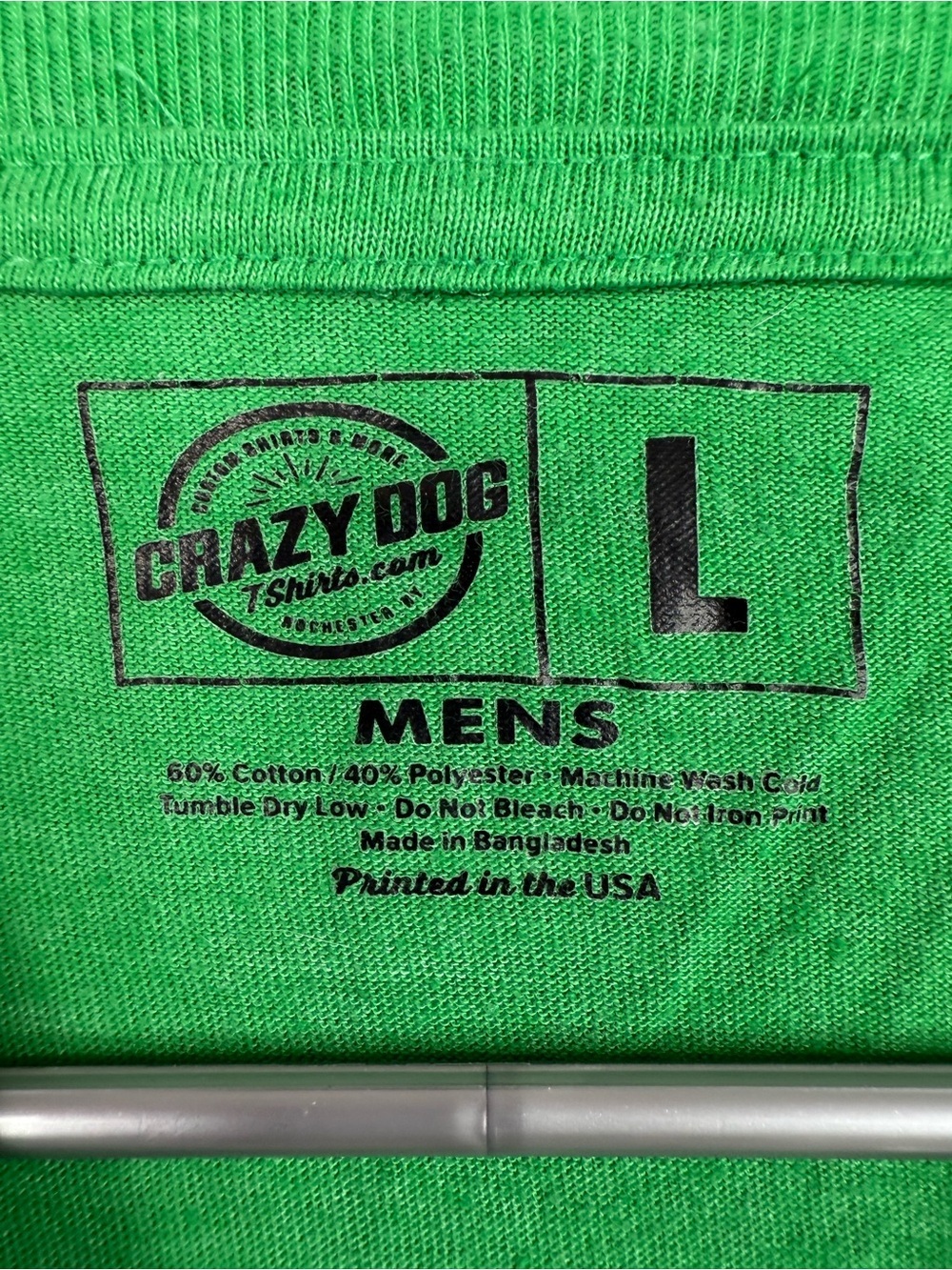 Crazy Dog T-Shirts Green "I'm Into Fitness" Taco Graphic Tee - Picture 6 of 7